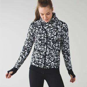 lululemon athletica Black and White Patterned Jacket